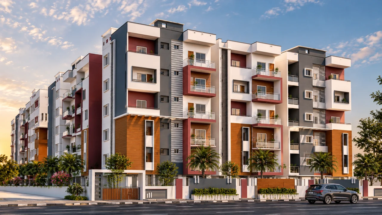 Ajantha Prime · Architectural elevation · Artist’s visualisation