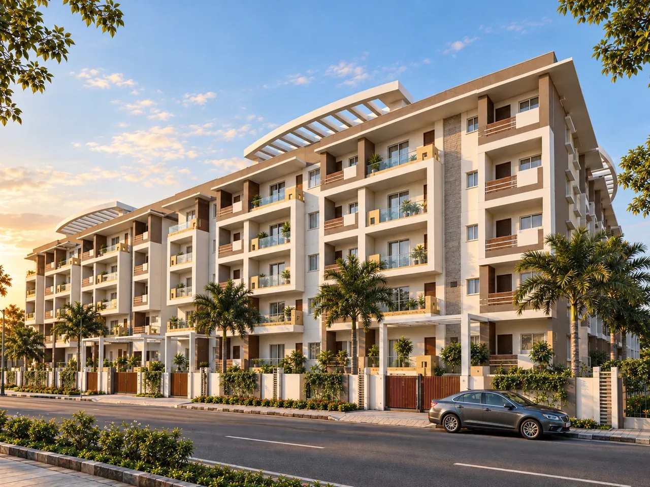 Ajantha Vihar · Architectural elevation · Artist’s visualisation