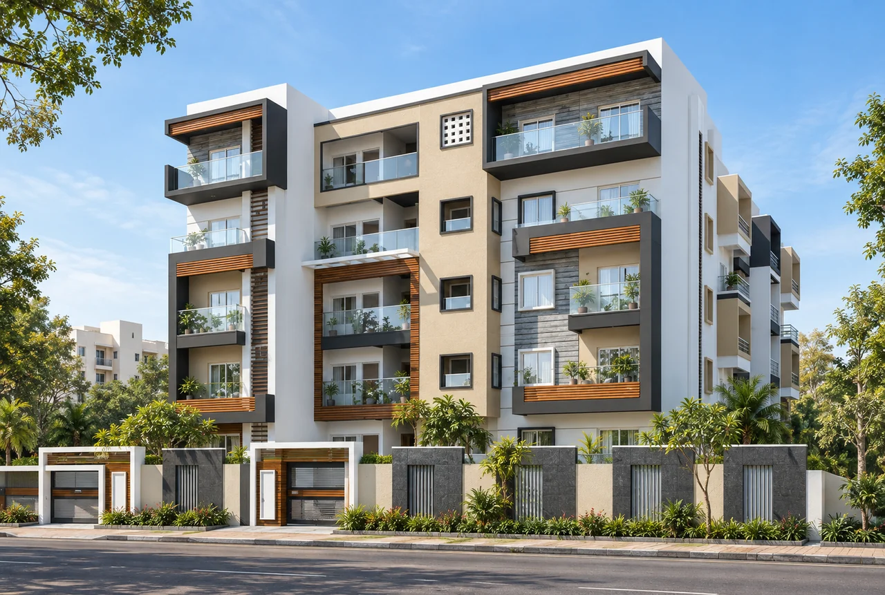 GR Luxuria · Architectural elevation · Artist’s visualisation